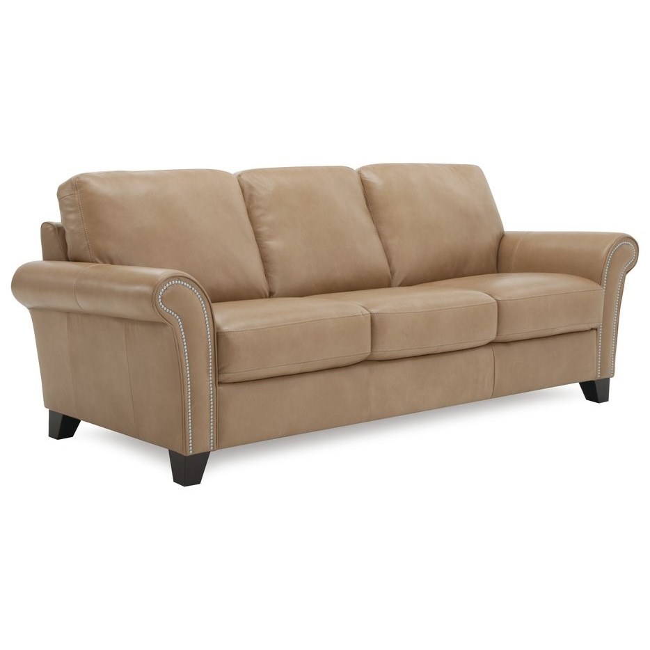 Palliser Rosebank Transitional Sofa with Flared Arms Belfort